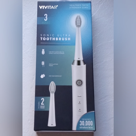 Vivitar Bath Ultra Rechargeable Sonic Toothbrush Poshmark